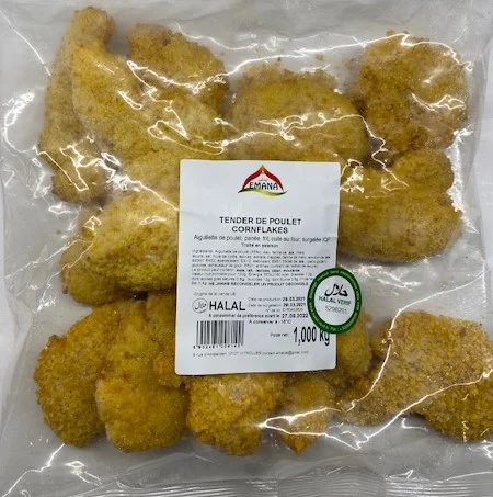 Tenders 1kg 100% MUSCLE Corn-Flaks Emana c10