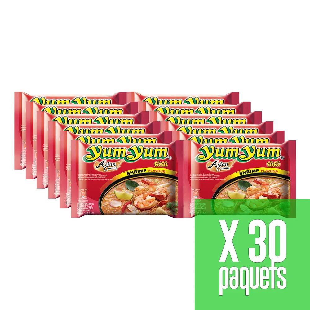 Yum Yum - Nouilles Crevette 30x60 g