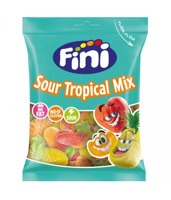 Fini Carton Tropical Mix Acide Sac 12x100g