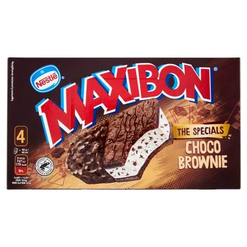 Maxibon Brownie Chocolat x4