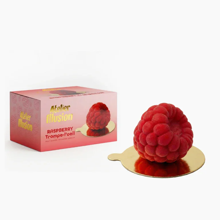Trompe l’œil Framboise 100g (Pâtisserie surgelé)